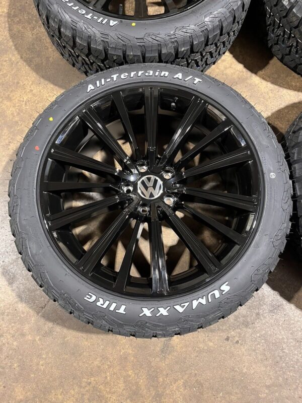 Brand new set of 20” alloy wheels & All Terrain tyres Vw Fits T5 T6 Transporter