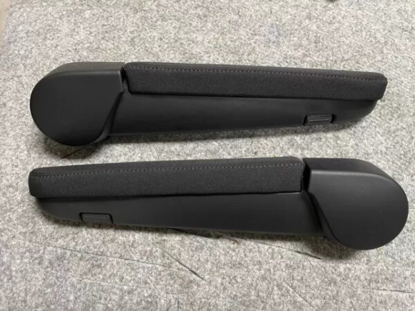 Genuine New vw transporter T5 T6 T6.1 Armrests Black With Cloth Tops 2003/2022