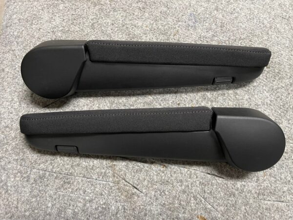 Genuine New vw transporter T5 T6 T6.1 Armrests Black With Cloth Tops 2003/2022 - Image 4