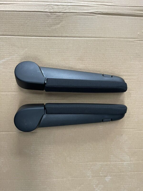 Genuine New vw transporter T5 T6 T6.1 Armrests Black With Cloth Tops 2003/2022 - Image 2