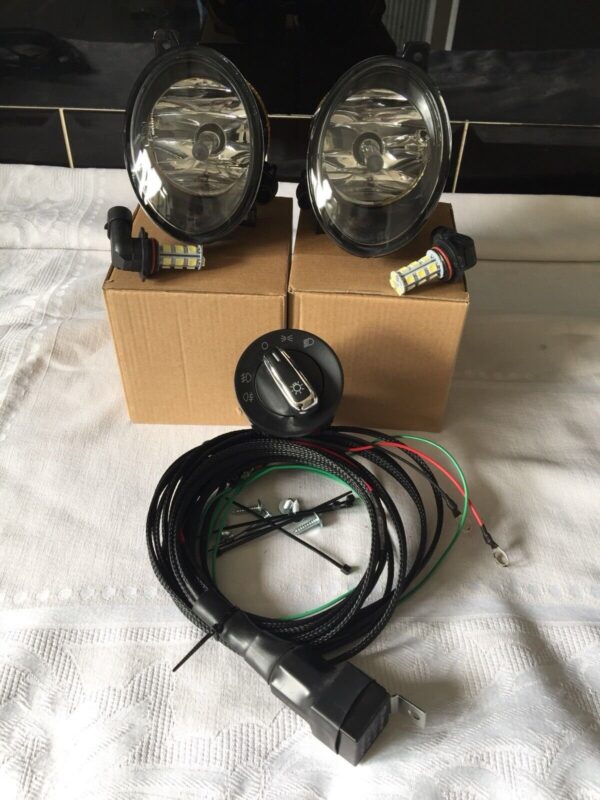 VW T5 T5.1 Transporter LED Fog Light Kit 09 On Wards With Top Quality Harness - Image 7