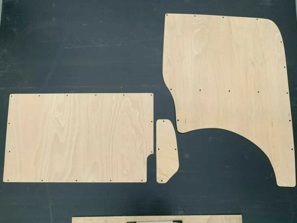 VW TRANSPORTER T5 T6 Factory Type 6mm Plylining Ply lining Kit Camper Van TailG - Image 2