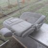 Grey Swivel Double Captain Seat. isofix VW T4 T5 Transit Camper Van etc. 180 - Image 2