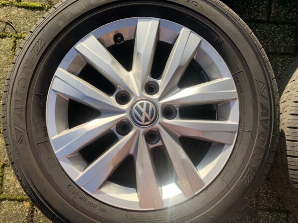 16'' GENUINE VW TRANSPORTER T5 T6 T6.1 ALLOY WHEELS TYRES, 2019. 6-8mm tread - Image 4