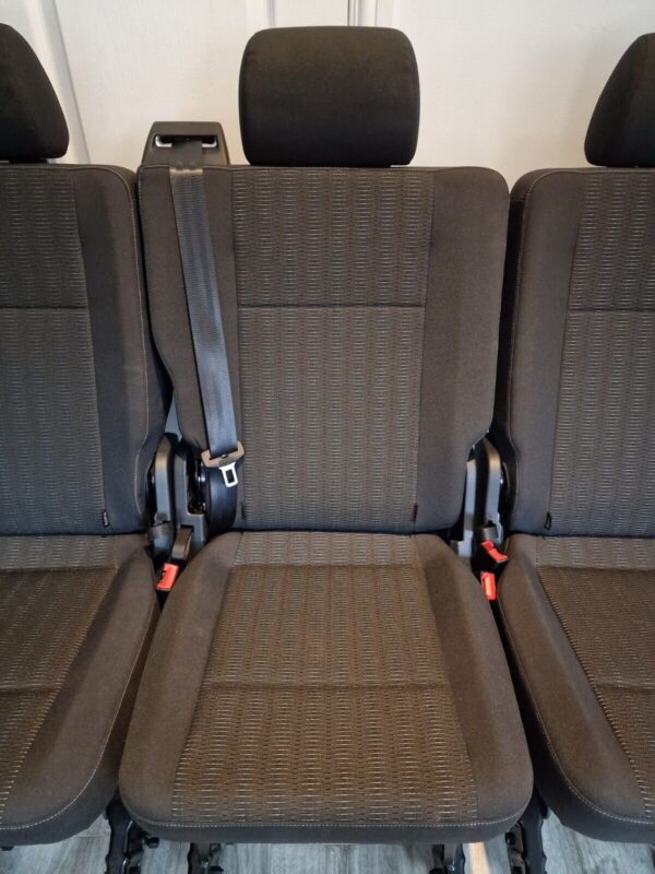 VW Transporter Kombi Seats *ISOFIX* 1+1+1 Pandu T5 T5.1 T6 T6.1 Unmarked! - Image 9