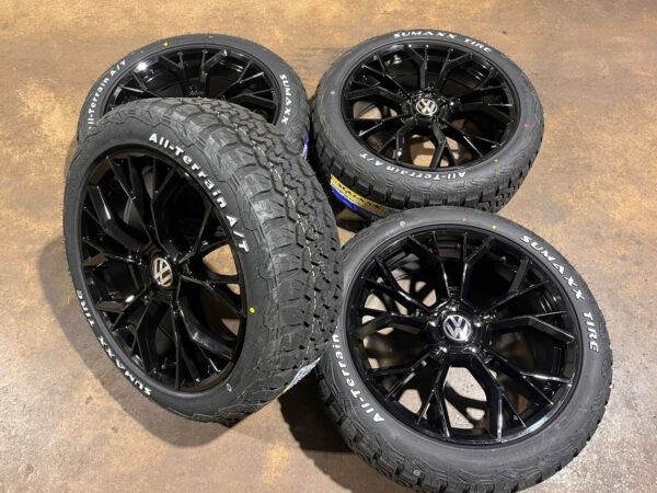 Brand new set of 20” alloy wheels & All Terrain tyres Vw Fits T5 T6 Transporter - Image 3