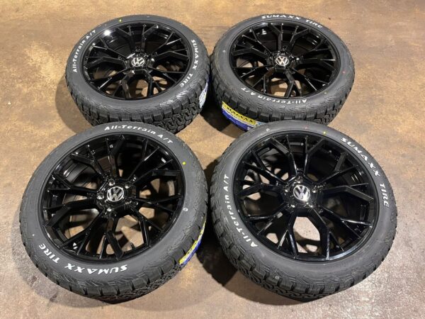 Brand new set of 20” alloy wheels & All Terrain tyres Vw Fits T5 T6 Transporter - Image 2