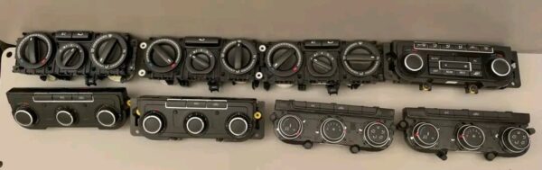 VW T5,T5.1,T6,T6 Transporter/Caravelle/Shuttle
Compete Genuine Heater Control panels A/C & NON A/C. 
All Types available.