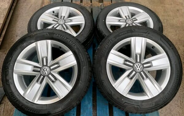 For Sale
Complete Genuine T6 Transporter 17” Davenport Alloy Wheels. 
All wheels are are in good clean condition and Bridgestone tyres in good condition - Image 7