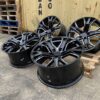 Vw Transporter T5 T6 19" Alloy Wheels Load Rated Xt4 Black Machine Vivaro Trafic - Image 6