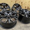 Vw Transporter T5 T6 19" Alloy Wheels Load Rated Xt4 Black Machine Vivaro Trafic - Image 5