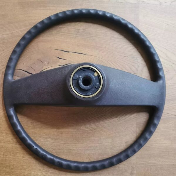 Brown VANAGON VW T25 VW T3 MULTIVAN CARAVELE TRANSPORTER 45 cm steering wheel - Image 10