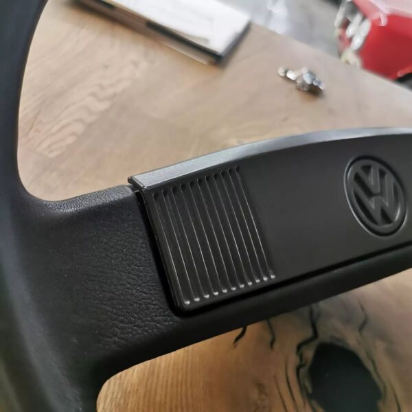 Brown VANAGON VW T25 VW T3 MULTIVAN CARAVELE TRANSPORTER 45 cm steering wheel - Image 4