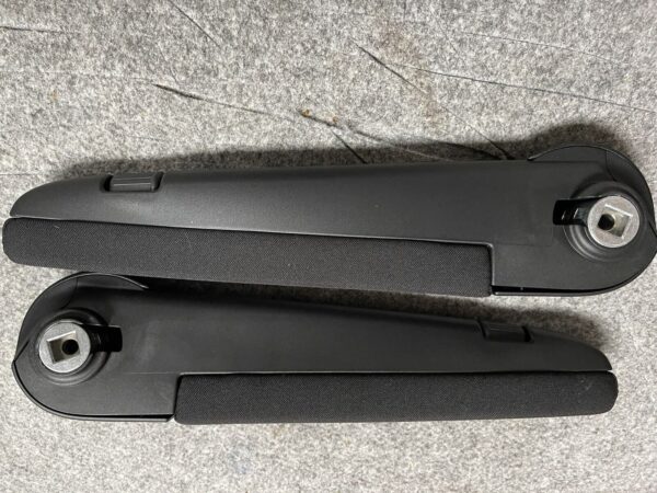 Genuine New vw transporter T5 T6 T6.1 Armrests Black With Cloth Tops 2003/2022 - Image 2