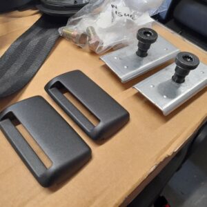 VW transporter Kombi T5 T6 2nd row rear seat belts and kit genuine VW new parts